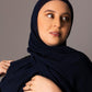 Chiffon Hijab with matching under cap set – Midnight - Hals and Sals