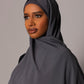 Chiffon Hijab with matching under cap set – Charcoal - Hals and Sals