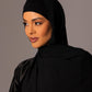 Chiffon Hijab with matching under cap set – Black - Hals and Sals