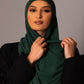 Chiffon Hijab with matching under cap set – Emerald - Hals and Sals