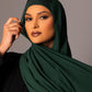 Chiffon Hijab with matching under cap set – Emerald - Hals and Sals