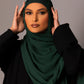 Chiffon Hijab with matching under cap set – Emerald - Hals and Sals