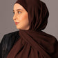Chiffon Hijab with matching under cap set – Mahogany - Hals and Sals
