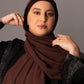 Chiffon Hijab with matching under cap set – Mahogany - Hals and Sals