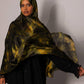 Printed Chiffon Hijab – Marble olive - Hals and Sals