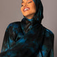Printed Chiffon Hijab – Marble blue - Hals and Sals