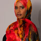 Printed Chiffon Hijab – Marble spring - Hals and Sals