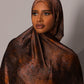 Printed Chiffon Hijab – Aged copper - Hals and Sals