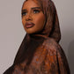 Printed Chiffon Hijab – Aged copper - Hals and Sals