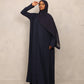 Navy Eclipse Abaya - Hals and Sals