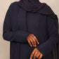 Navy Eclipse Abaya - Hals and Sals