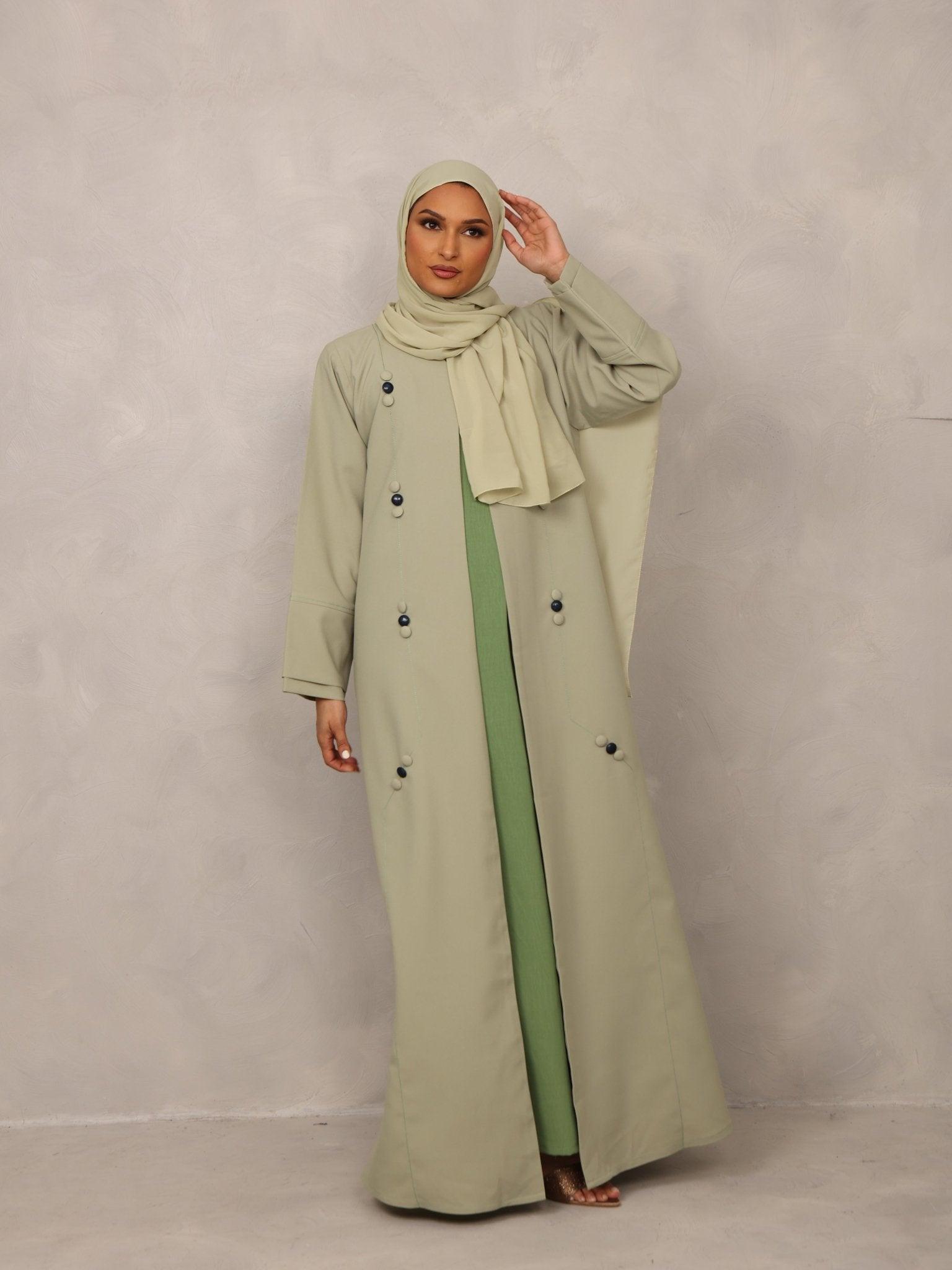 Sage Serenity Abaya - Hals and Sals