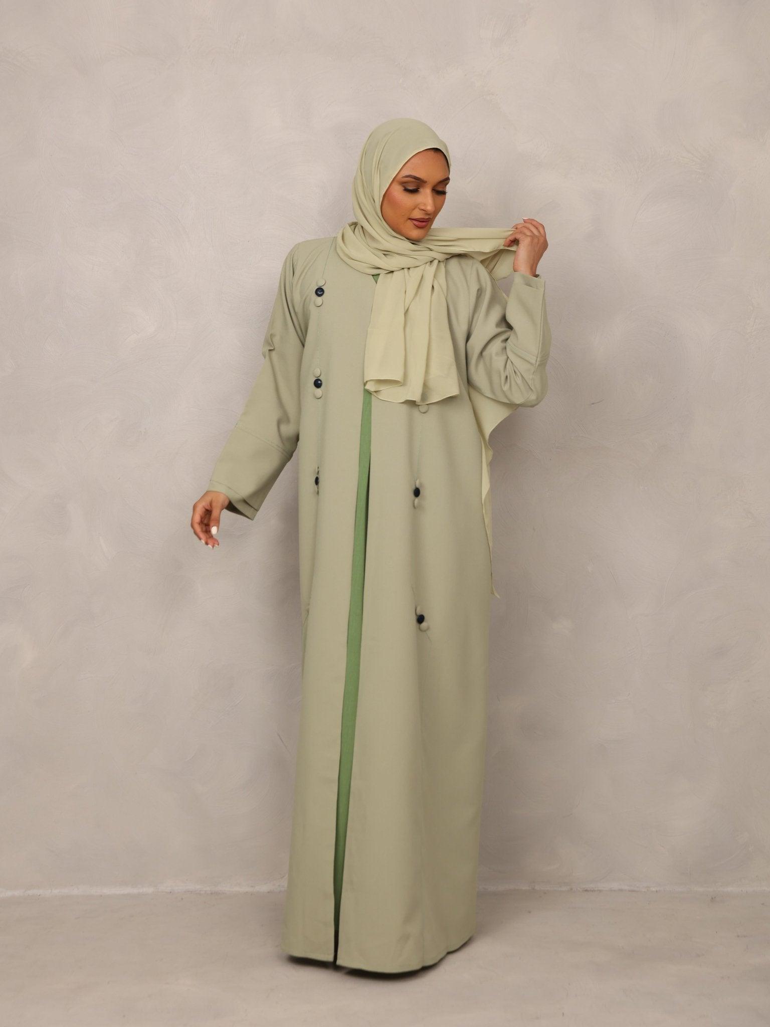 Sage Serenity Abaya - Hals and Sals