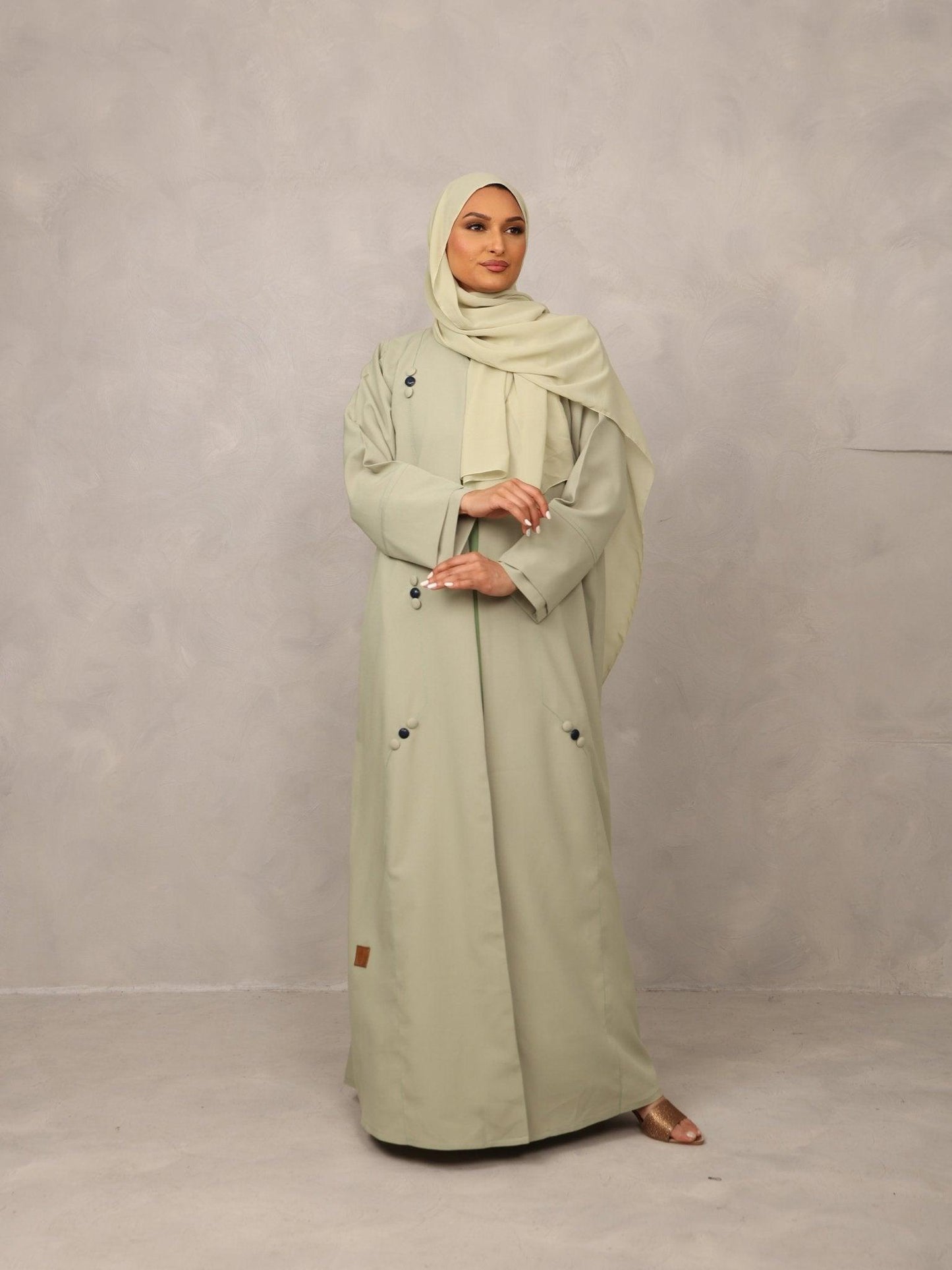 Sage Serenity Abaya - Hals and Sals