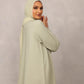 Sage Serenity Abaya - Hals and Sals