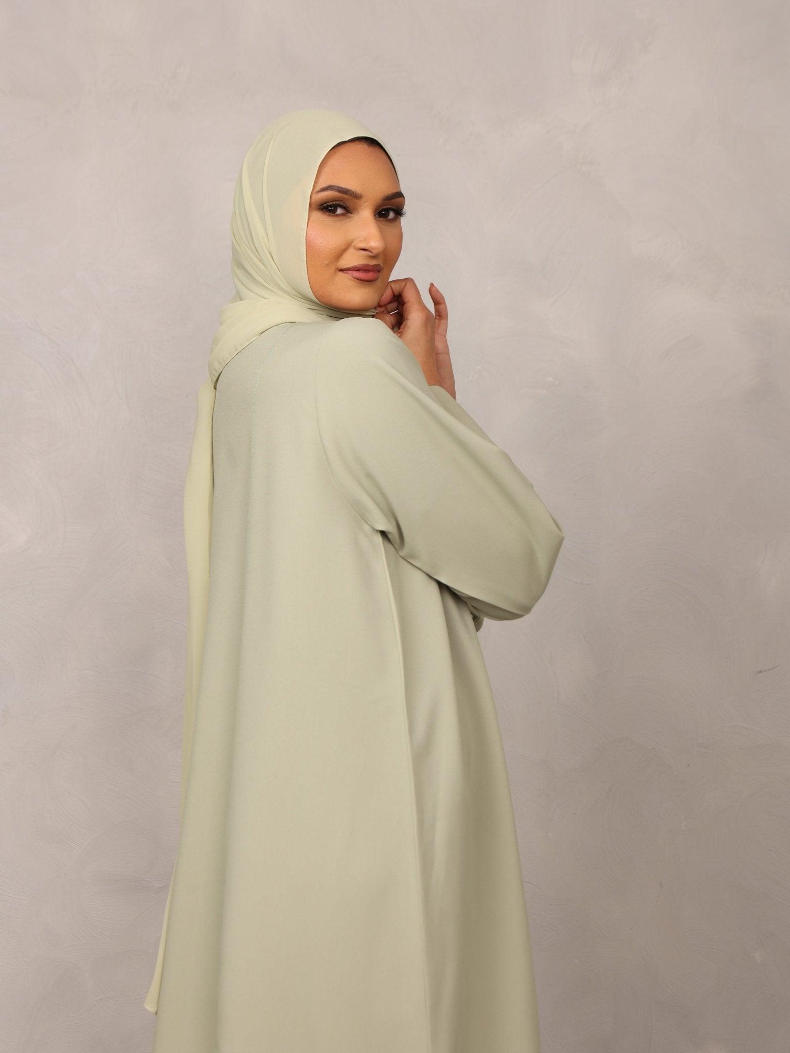 Sage Serenity Abaya - Hals and Sals
