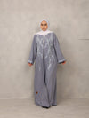 Blue Blossom Abaya - Hals and Sals