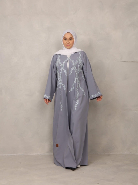 Blue Blossom Abaya - Hals and Sals