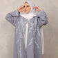 Blue Blossom Abaya - Hals and Sals