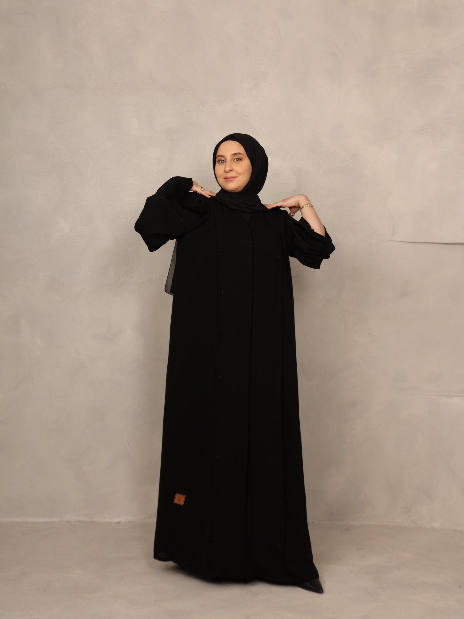 Ebony Abaya Set - Hals and Sals