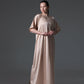 Silk Abaya Inner Slip Dress - Versatile Neutral - Hals and Sals