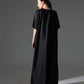 Silk Abaya Inner Slip Dress - Classic Black - Hals and Sals