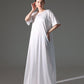 Silk Abaya Inner Slip Dress - Elegant Ivory - Hals and Sals