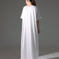 Silk Abaya Inner Slip Dress - Elegant Ivory - Hals and Sals