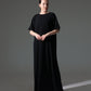 Crepe Abaya Inner Slip Dress - Classic Black - Hals and Sals