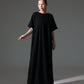 Crepe Abaya Inner Slip Dress - Classic Black - Hals and Sals