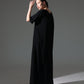 Crepe Abaya Inner Slip Dress - Classic Black - Hals and Sals