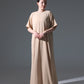 Crepe Abaya Inner Slip Dress - Neutral Beige