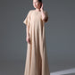 Crepe Abaya Inner Slip Dress - Neutral Beige