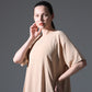 Crepe Abaya Inner Slip Dress - Neutral Beige
