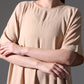 Crepe Abaya Inner Slip Dress - Neutral Beige