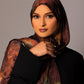 Printed Chiffon Hijab – Autumn Fusion - Hals and Sals