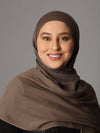 Premium Modal Hijab with matching under cap set - Raw Amber - Hals and Sals