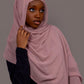 Chiffon Hijab with matching under cap set – Mauve Blush - Hals and Sals