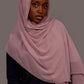 Chiffon Hijab with matching under cap set – Mauve Blush - Hals and Sals