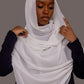 Chiffon Hijab with matching under cap set – Lunar Snow - Hals and Sals