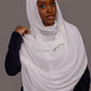 Chiffon Hijab with matching under cap set – Lunar Snow - Hals and Sals