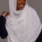 Chiffon Hijab with matching under cap set – Lunar Snow - Hals and Sals