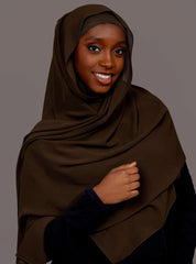 Chiffon Hijab with matching under cap set – Sundown Olive - Hals and Sals