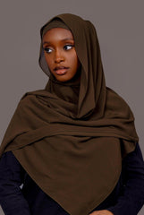 Chiffon Hijab with matching under cap set – Sundown Olive - Hals and Sals
