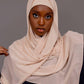 Chiffon Hijab with matching under cap set – Gentle Beige - Hals and Sals