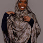 Printed Chiffon Hijab – Pearl Taupe - Hals and Sals