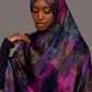 Printed Chiffon Hijab – Aurora Bliss - Hals and Sals