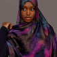 Printed Chiffon Hijab – Aurora Bliss - Hals and Sals