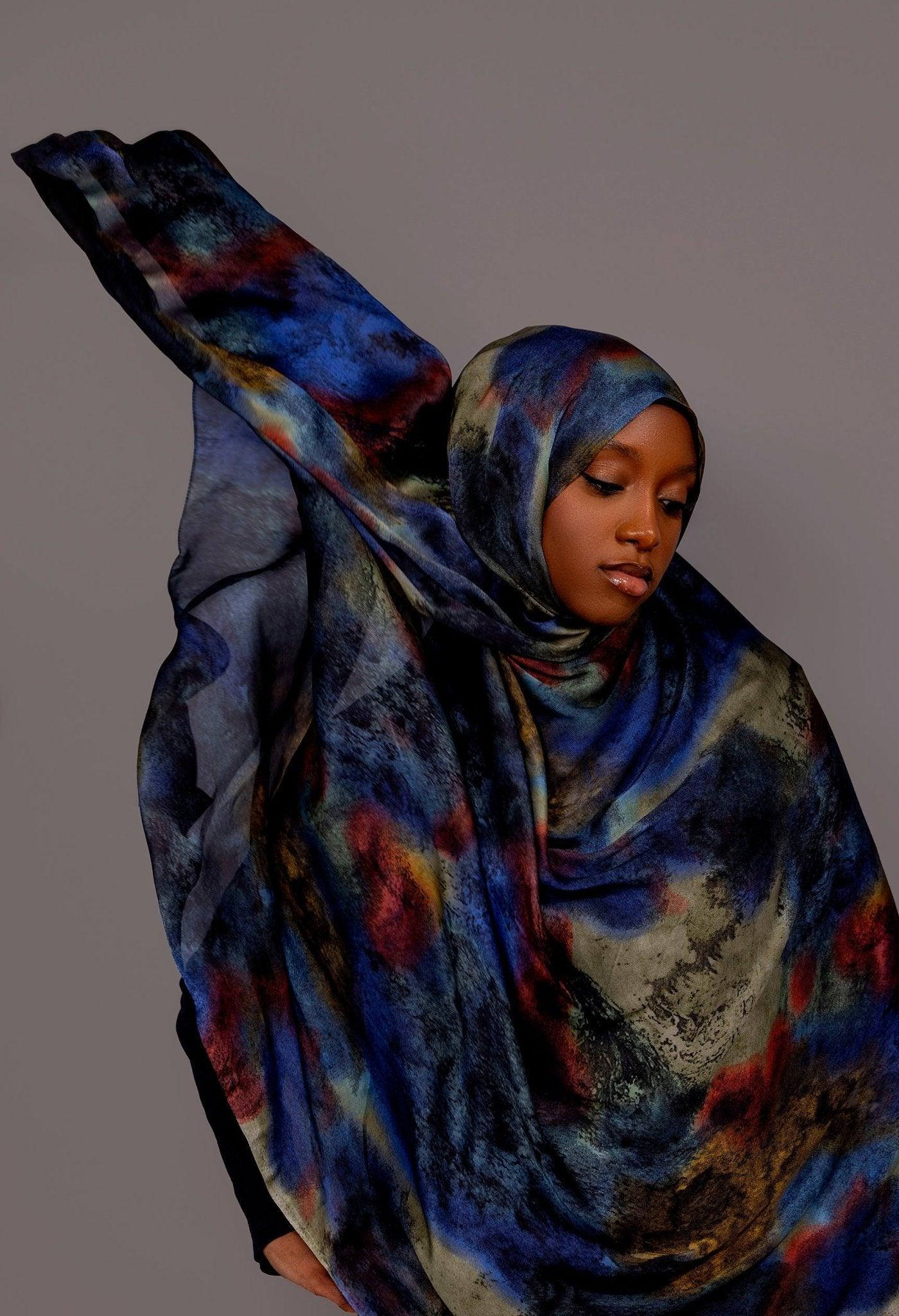 Printed Chiffon Hijab – Shams Glow - Hals and Sals