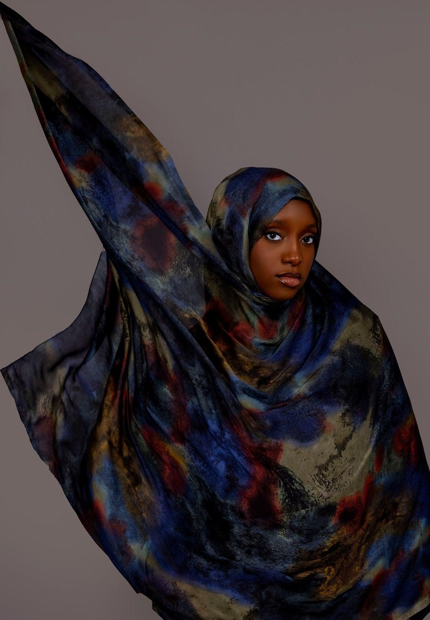 Printed Chiffon Hijab – Shams Glow - Hals and Sals